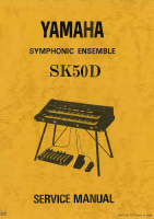 Yamaha SK-50-D - Service Manual 